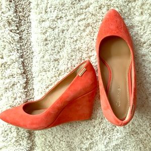 Calvin Klein Celeste Studded suede heels